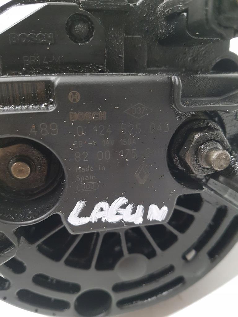 фото №3, Генератор renault laguna ii 1,9 dci 2,2 dci 8200175210