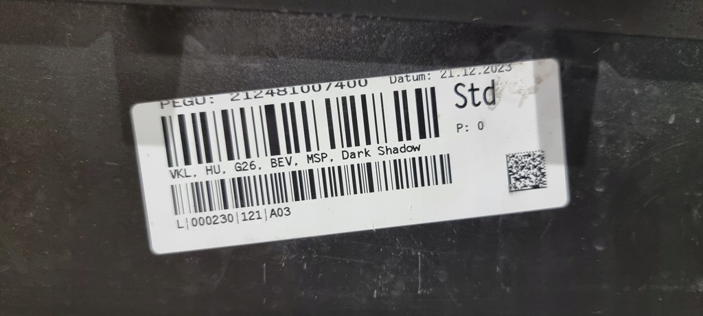 фото №10, Диффузор накладка бампера задняя bmw 4 g26 m-pakiet 21-24