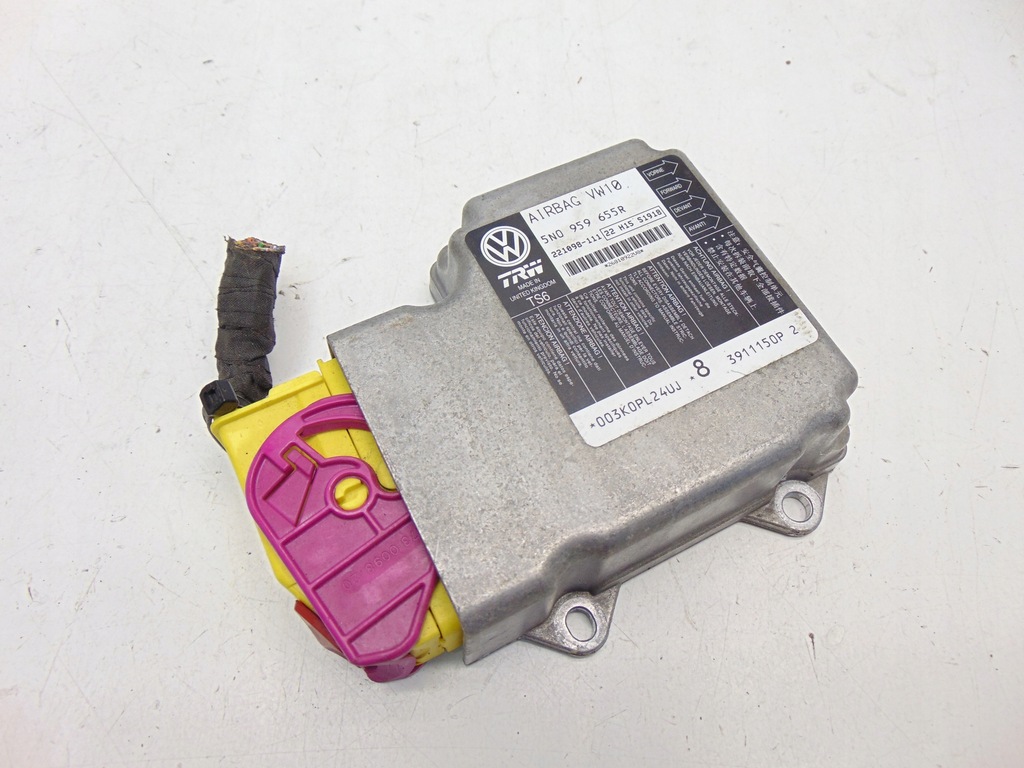 фото №1, Модуль датчик подушек подушка безопасности vw passat b7 cc 5n0959655r