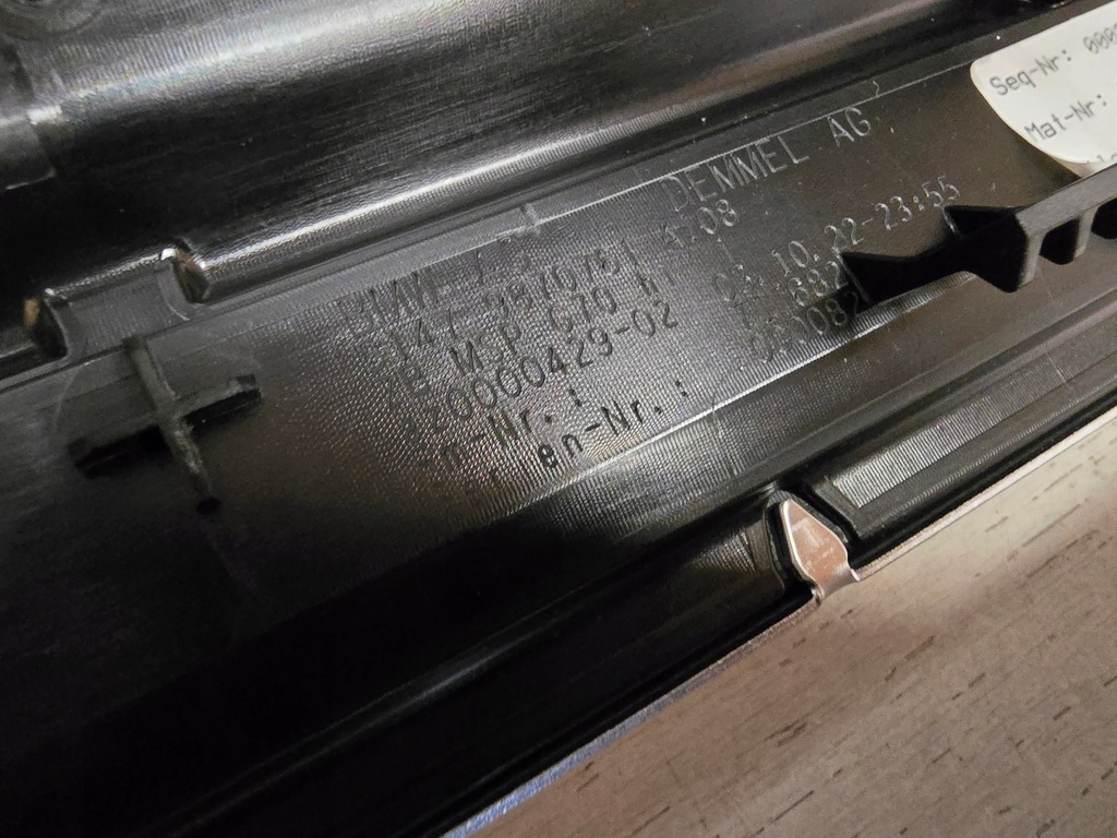 фото №11, Накладки молдинг декоративные bmw 7 g70 m набор 9870754 9870753 9870762 9870761