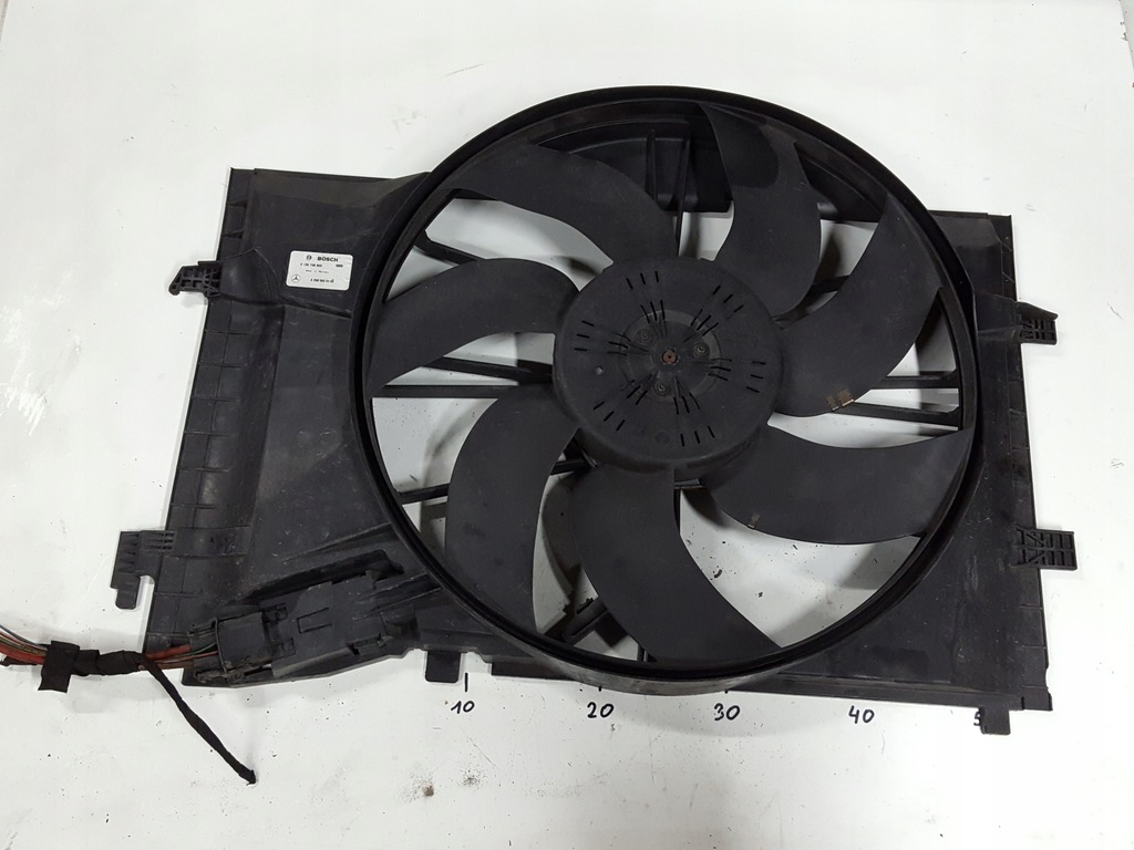 фото №1, Mercedes slk r171 04r- 1.8 k вентилятор радіатора