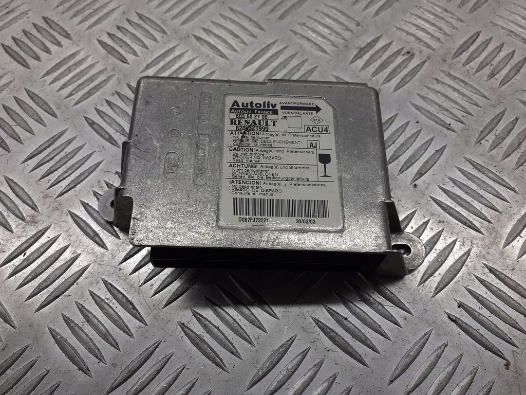 фото №1, Модуль подушка безпеки renault megane iii 8200682381