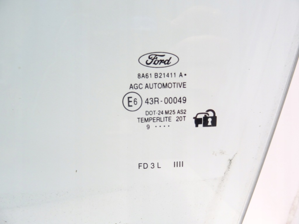 фото №4, Скло двері перед передня ford fiesta mk7 2008-