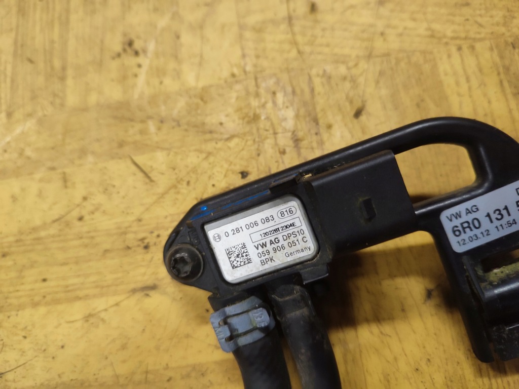 фото №7, Audi vw датчик тиску вихлопних газів dpf 059906051c 0281006083 6r0131552f