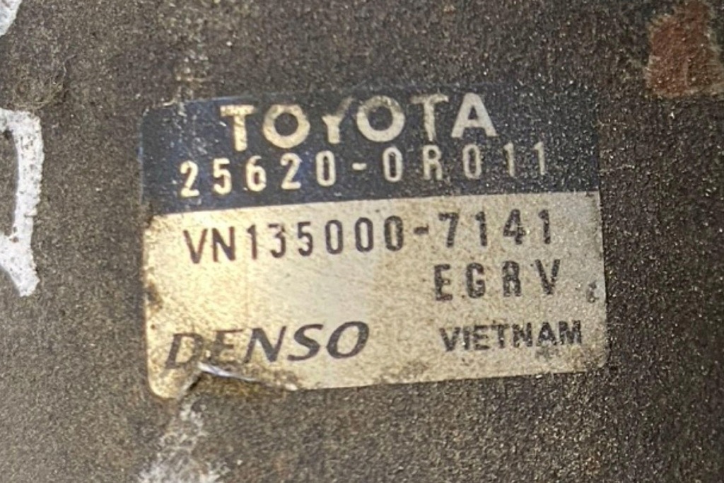 фото №6, Клапан egr toyota corolla verso _e12_ 256200r011 2.2l дизель 2007