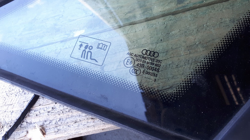 фото №9, S4 b8 lift a4 скло кузовна права sedan задня 13