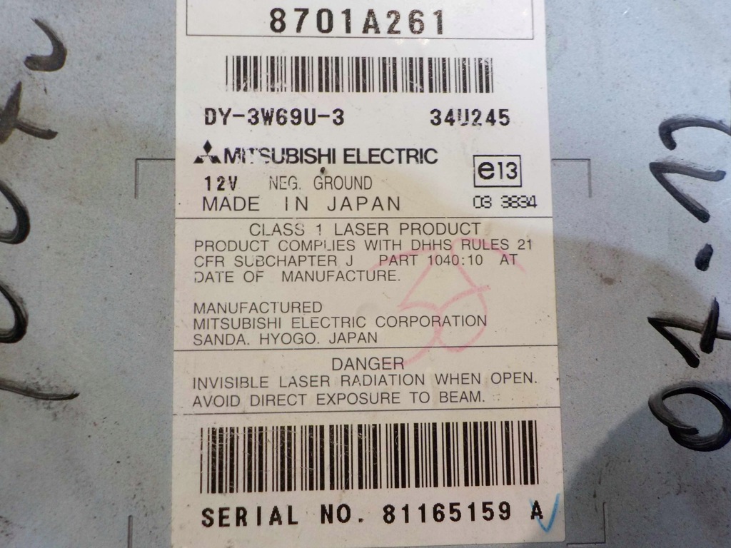 фото №5, Peugeot 4007 07r радио cd 8701a261