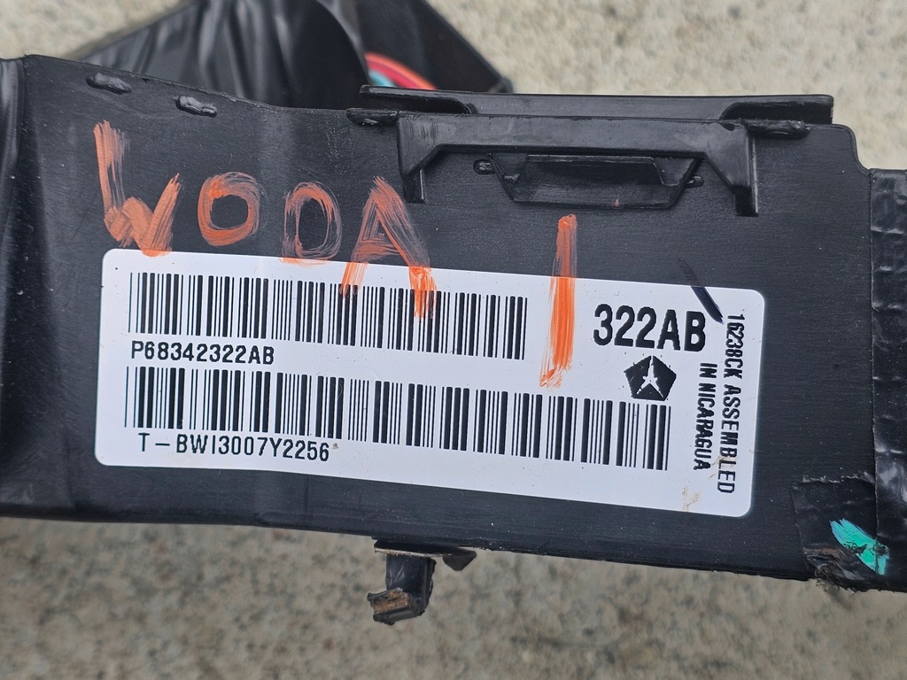 фото №12, Dodge ram 1500 09- джгут електропроводка панелі приладової панелі 68342322ab usa