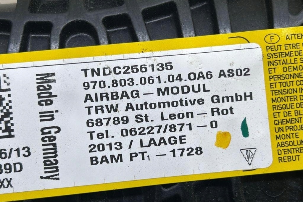 фото №9, Коленная подушка безопасности porsche panamera 970 97080306104 3.0l 2014