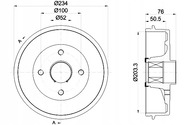 фото №2, Тормозные барабаны тормозные 2szt. задняя dacia logan sandero renault clio ii logan i