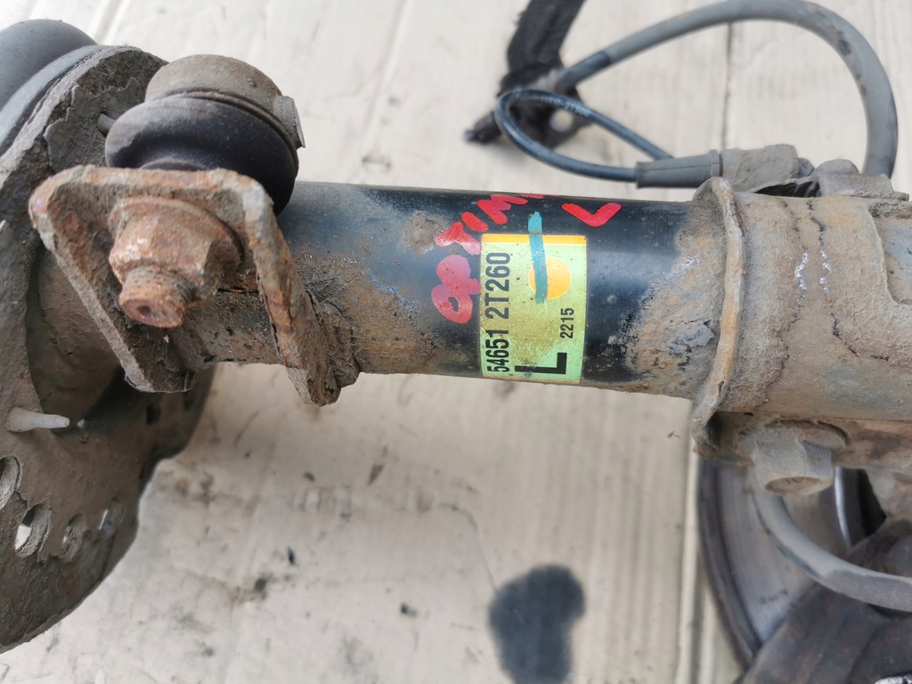 фото №5, Kia optima iii 1.7 поворотный кулак амортизационная стойка левый перед