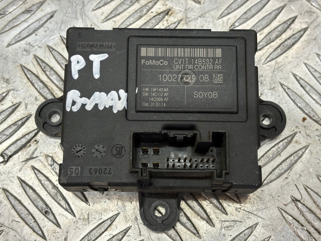 фото №1, Ford b-max блок управления модуль дверь правый задняя 2012-2017 cv1t-14b532-af
