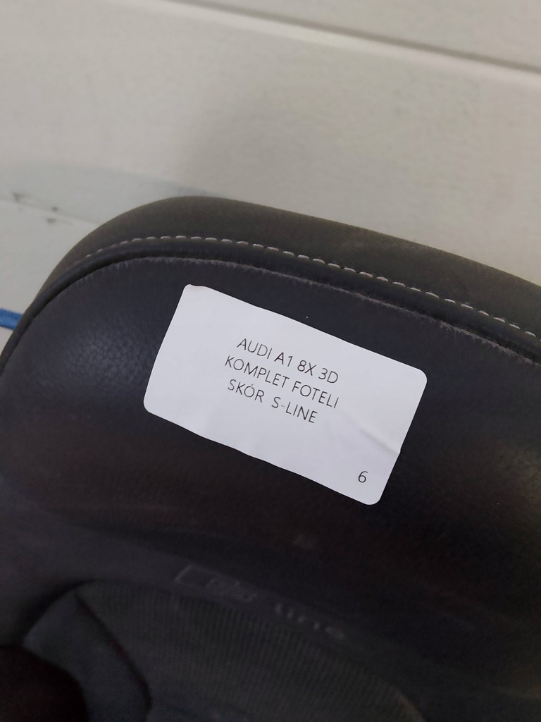 фото №13, Audi a1 8x 3d комплект сидений полукожа s-line