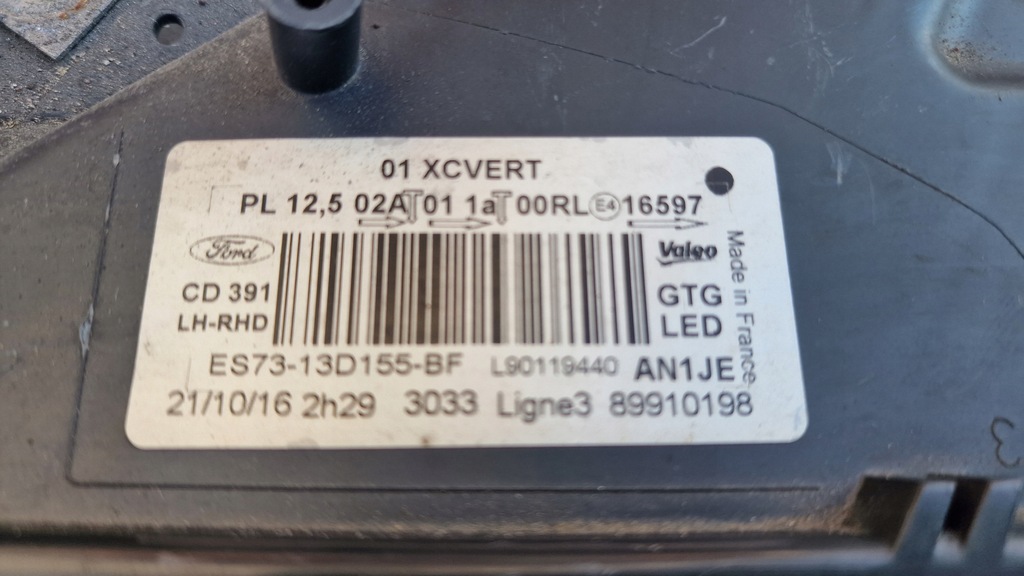 фото №11, Лампа full led dynamic ford mondeo mk5 v левая правая перед uk комплектная