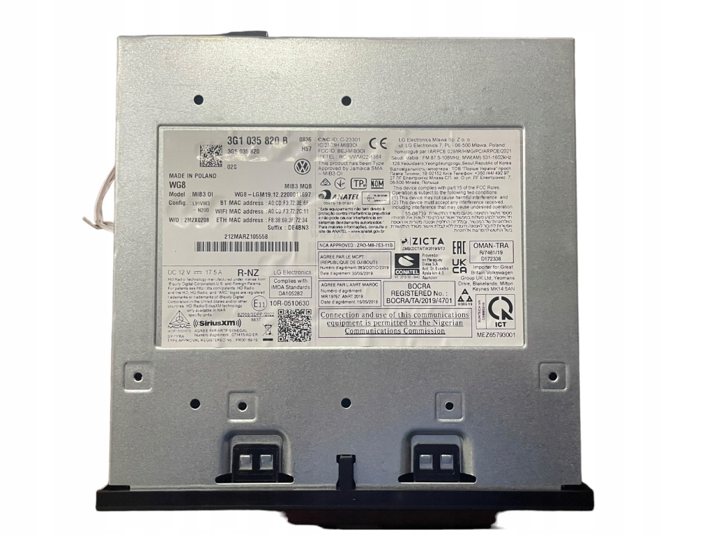 фото №1, Vw tiguan модуль mib3 3g1035820b