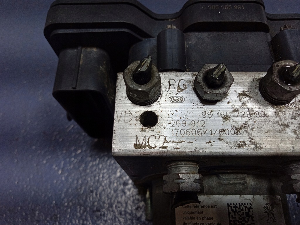 фото №7, Peugeot 308 ii t9 1.6 bluehdi насос abs 9816071180