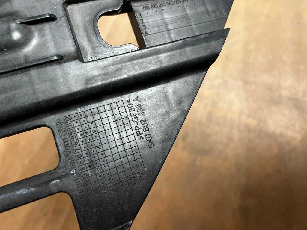 фото №11, Vw golf vi 6 кронштейн лампы передней перед правый