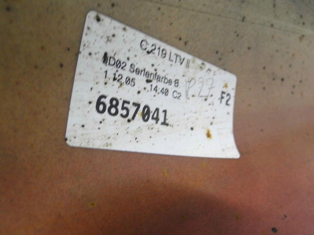 фото №6, Mercedes cls 219 молдинг поріг поріг ліва