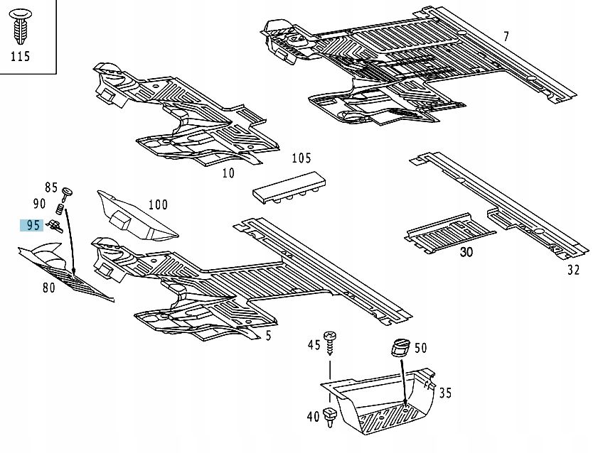 фото №4, Замок бардачка w пол mercedes sprinter