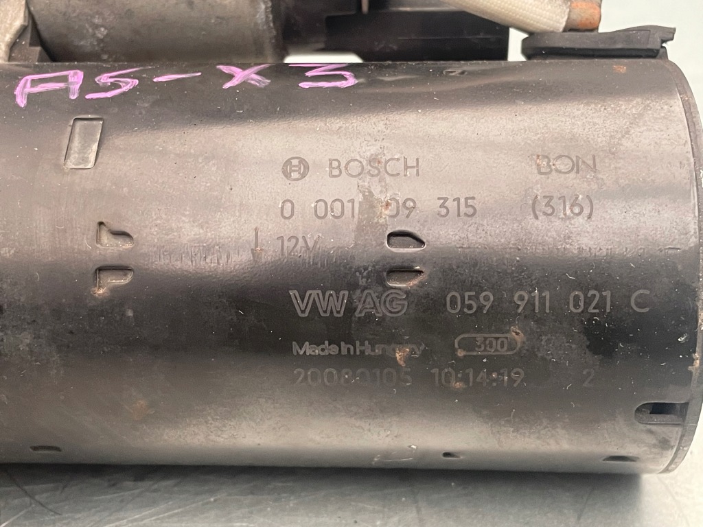 Стартер audi оригінальний номер 059911021c в Україні