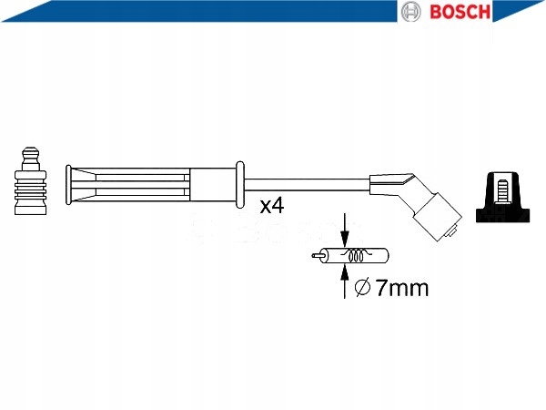 фото №2, Набор трубопровод зажигания bosch 986 357 255