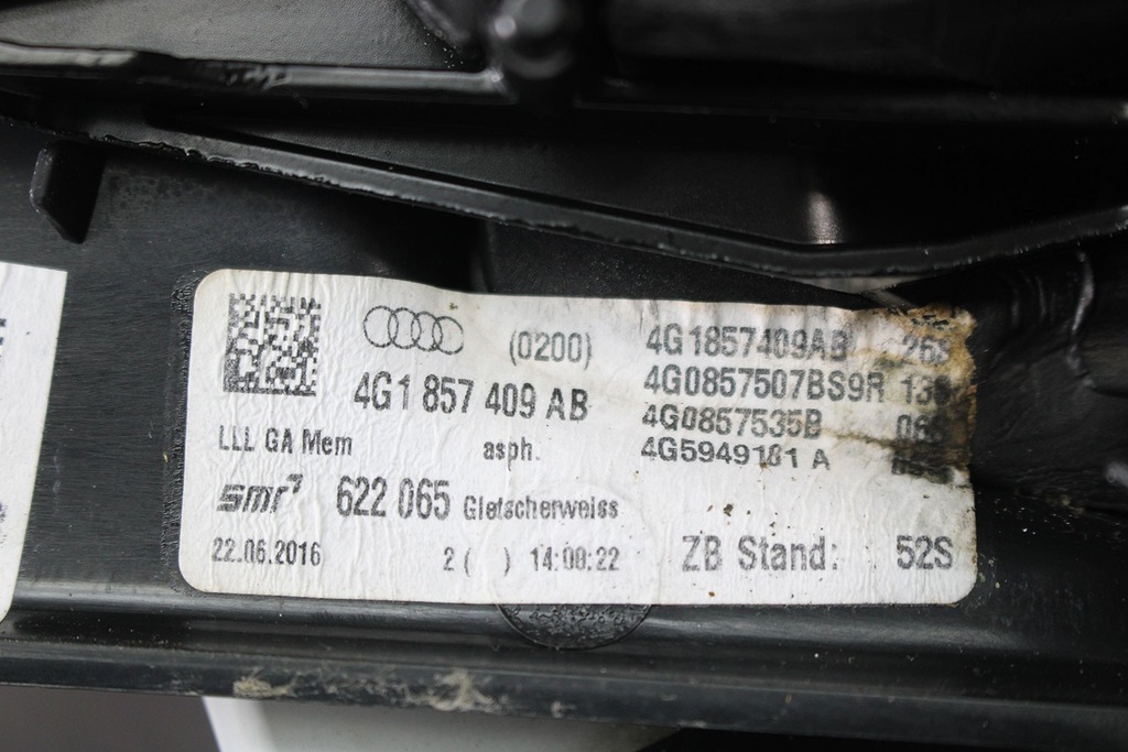 фото №14, Audi a6 дзеркало двері ліва 12pin ls9r 4g зовнішнє 12 pinów кабелі 2y2y me