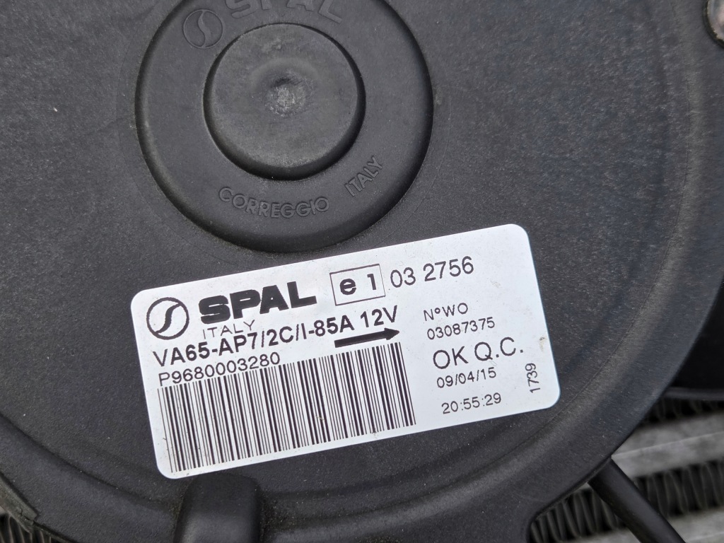 Citroen peugeot 1.6 thp интеркулер провода вентилятор комплект 2015r Цена