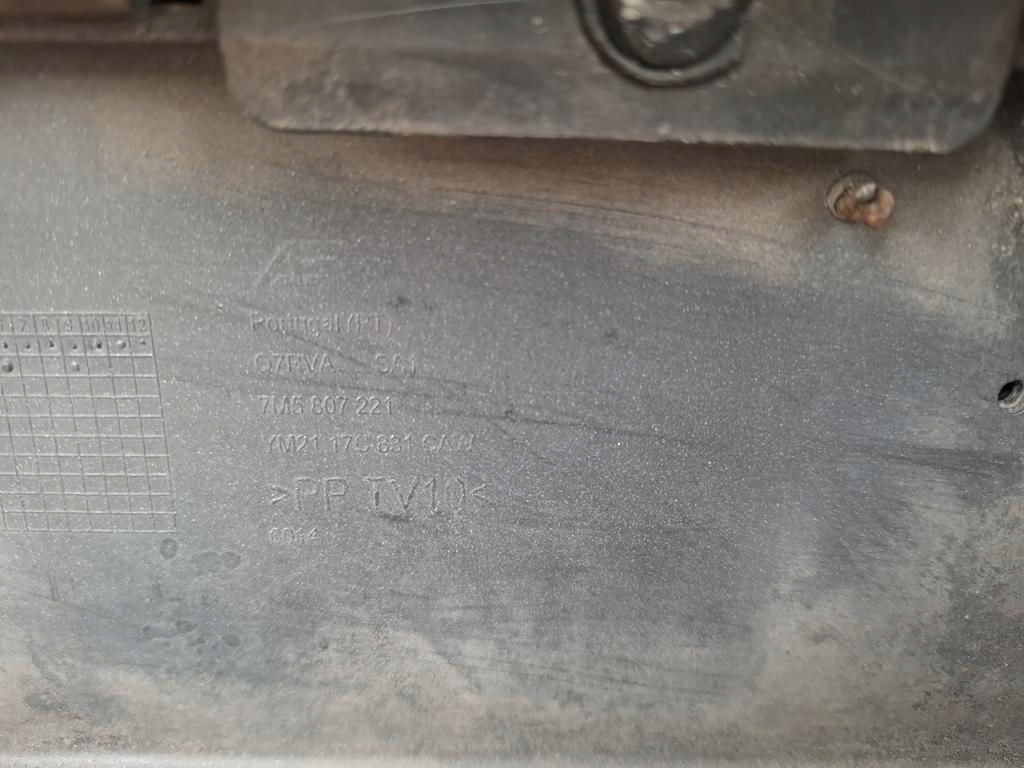 Бампер передний ford galaxy mk i lift серебристый металлик демонтаж kompletny с Разборки