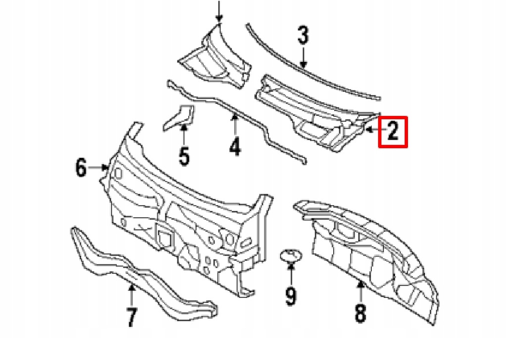 фото №8, Mini clubman r55 защита жабо левая сторона 51132751209 nowa оригинальная