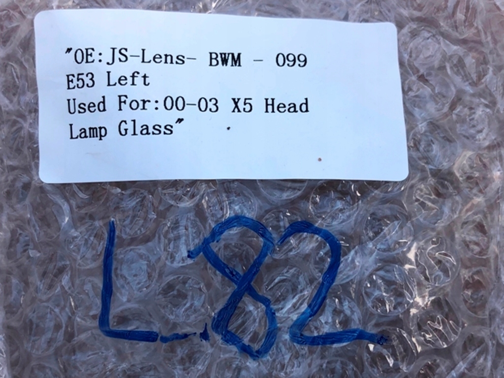 Стекло накладка стекло фары фара левая передняя к bmw seria x5 e53 2000-2003 в Украине