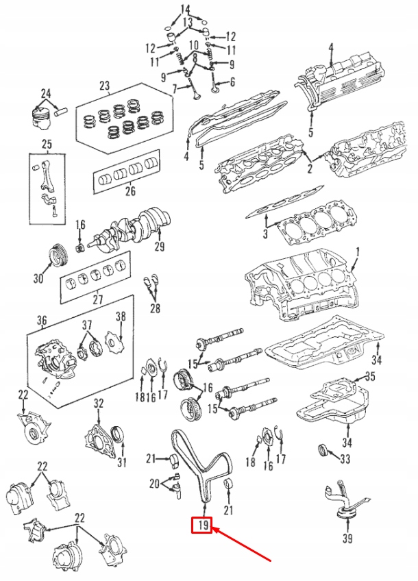 фото №6, Ремінь розподільного валу lexus gs s160 1356859095 13568-59095 оригінальний