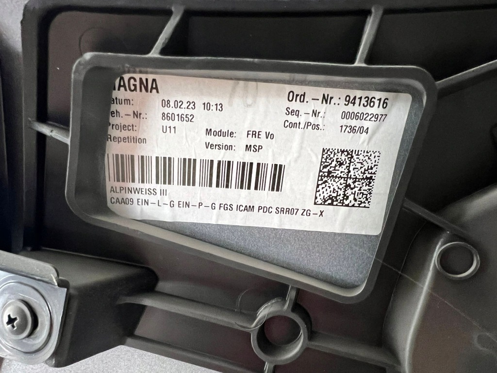 Бампер bmw x1 u11 6x pdc камера комплектный  перед белый 9881907 Недорого