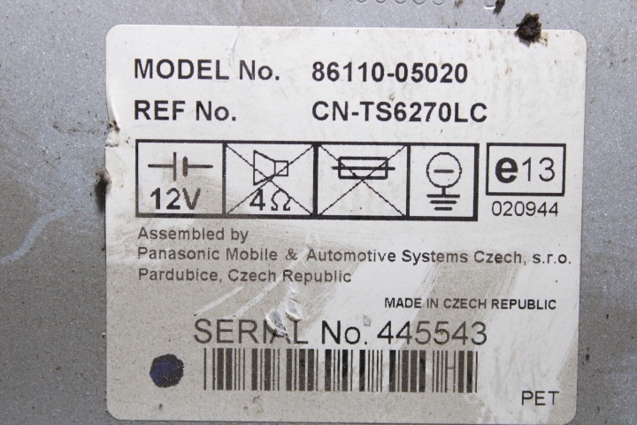 фото №4, Дисплей toyota avensis ii t25