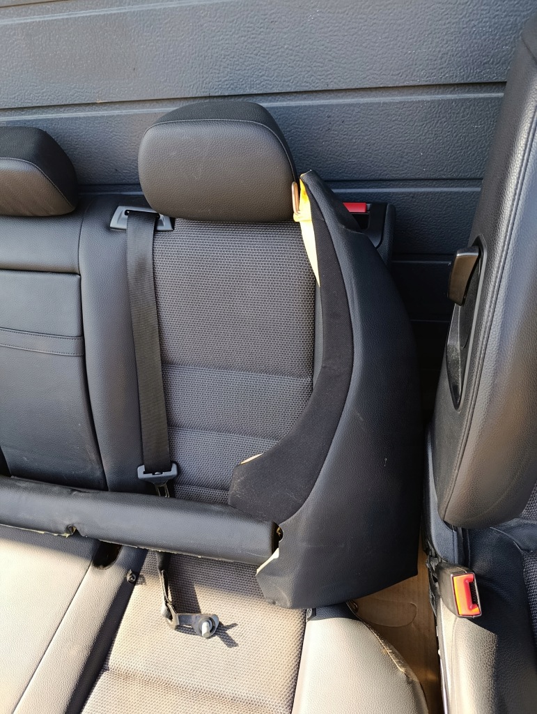 фото №8, Mercedes w204 сидіння сидіння заднє сидіння напівшкіра натягувачі комплект підігрів