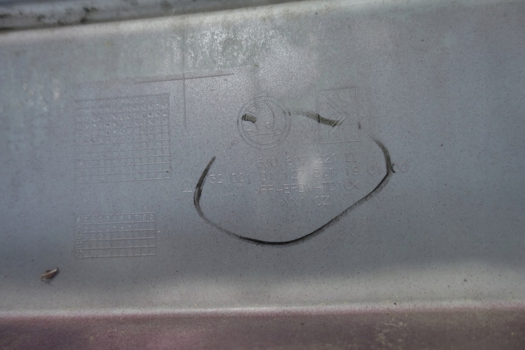 фото №12, Skoda fabia ii lift 2010- 5j бампер перед передний 5j0807221d