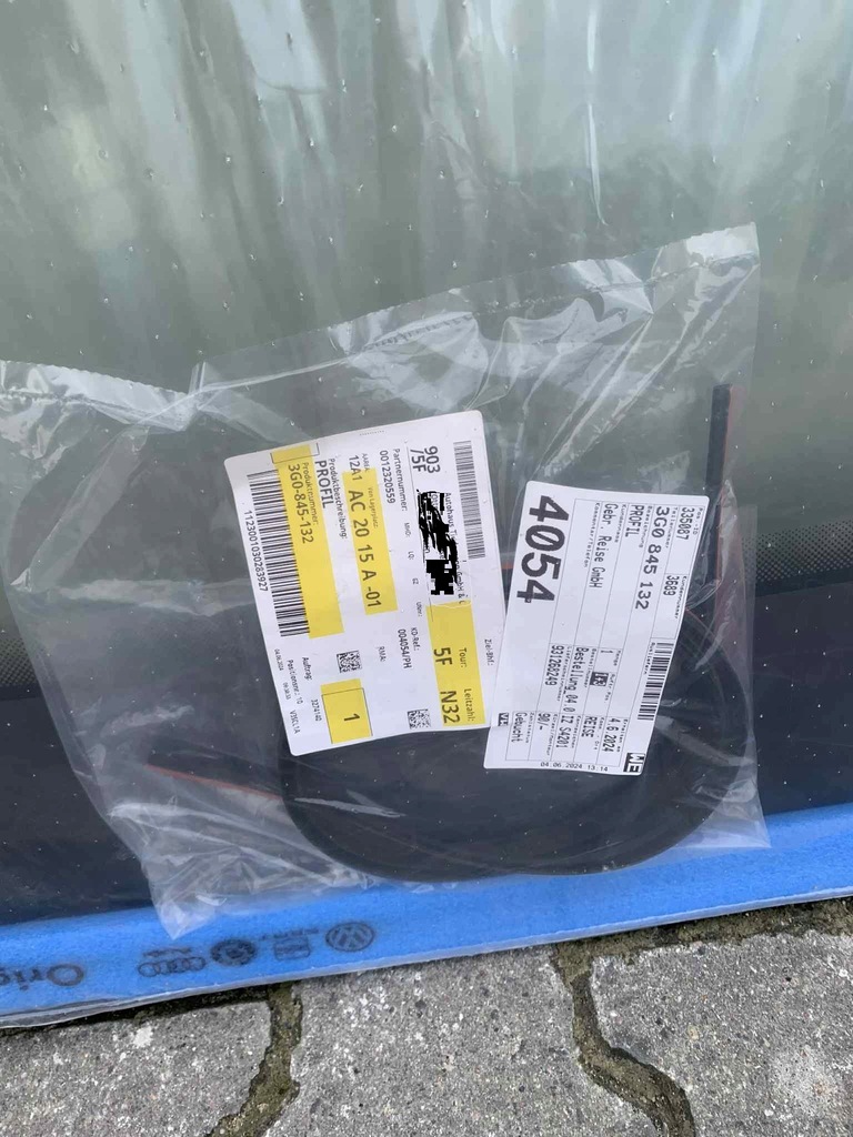 фото №8, Стекло передняя demo 3g8845011amnvb vw arteon + прокладка element крепёжный