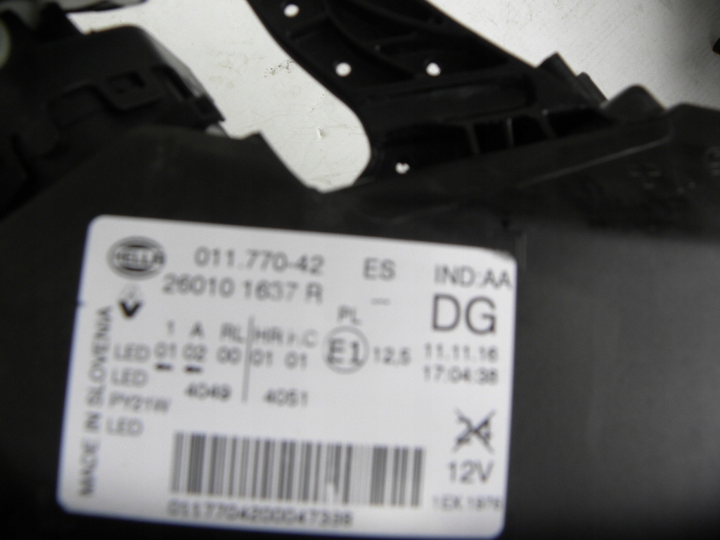 фото №15, Renault kadjar 2016 rok перед капот лампа левая full-led