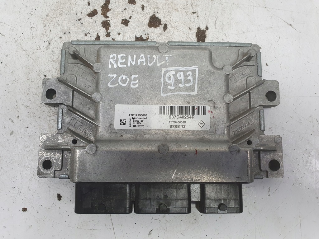 фото №1, Renault zoe блок управления двигателя бортовой компьютер 237d40254r
