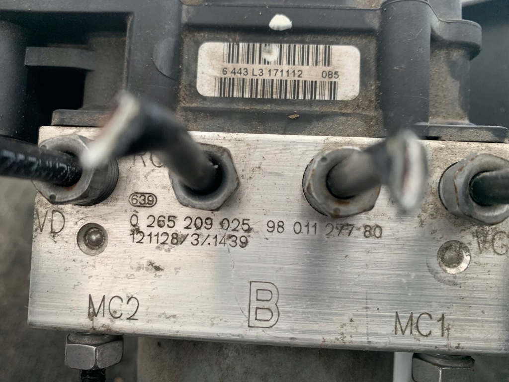 фото №12, Peugeot partner ii lift iii 15r насос помпа тормозная abs оригинал