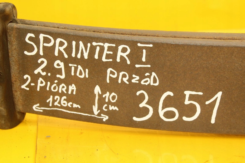 фото №9, Ресора перед подвійний 2 щітки mercedes sprinter i vw lt