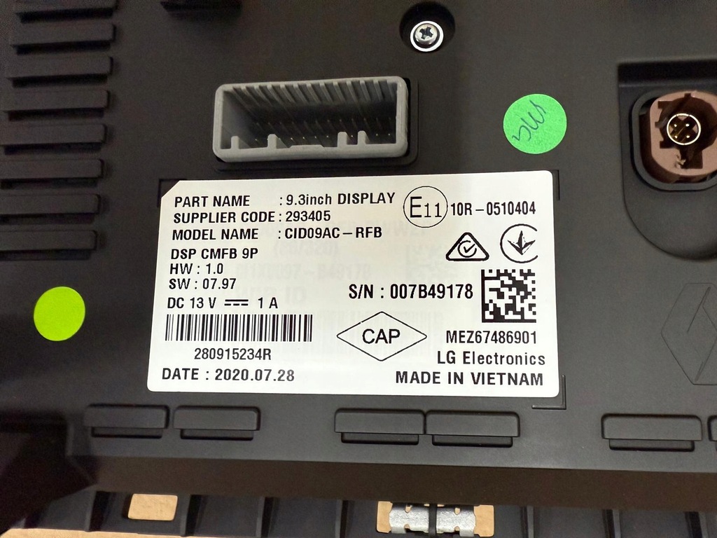 фото №5, Renault clio v 19- монітор екран дисплей 280915234r