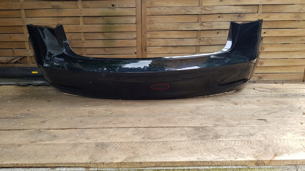 фото №1, Tesla model 3 бампер задня задній