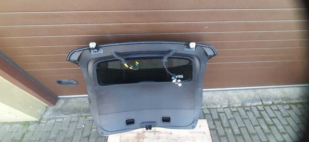 фото №8, Крышка багажника задняя задняя багажника teqnc камера белый перламутр renault scenic iv