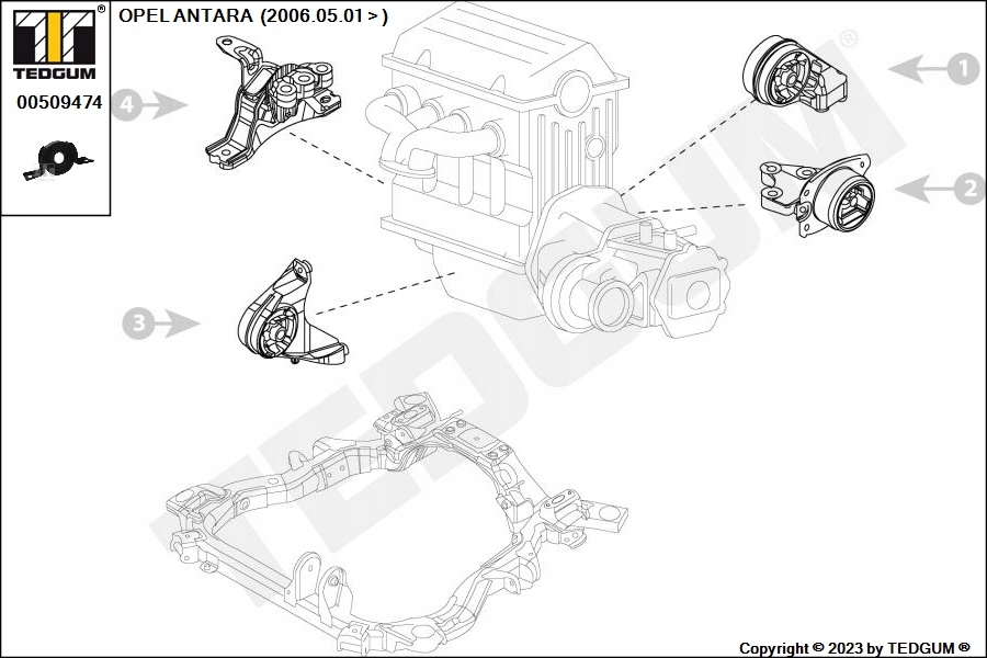 фото №10, Опора вала opel antara 06- с подшипник