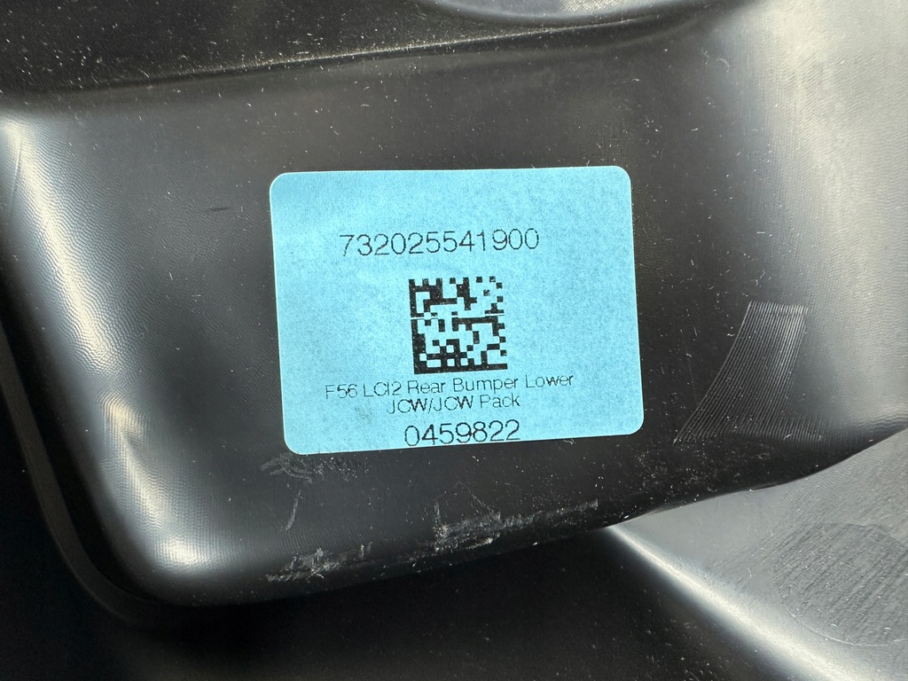 фото №8, Молдинг бампера заднего спойлер накладка mini f56 lci 9450570 nowa