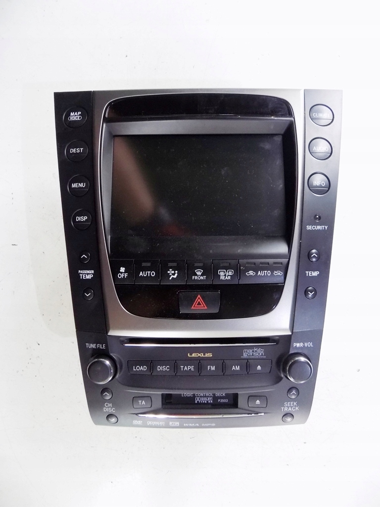 фото №7, Lexus gs iii 07r радіо cd екран панель керування