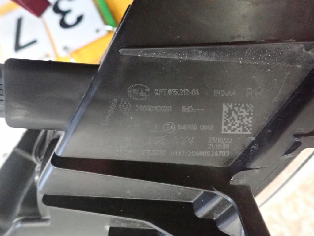 Протитуманна фара праві led drl renault megane v e-mach 2022- 266009083 Доставка