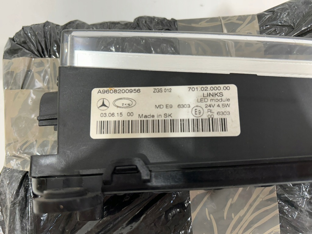 Mercedes actros mp3 mp4 противотуманная фара led drl левый передний перед оригинал полный Оригинал