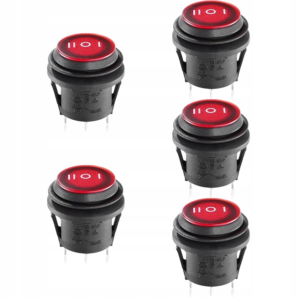 фото №2, Кнопка spdt switch коромисло marine 5 szt