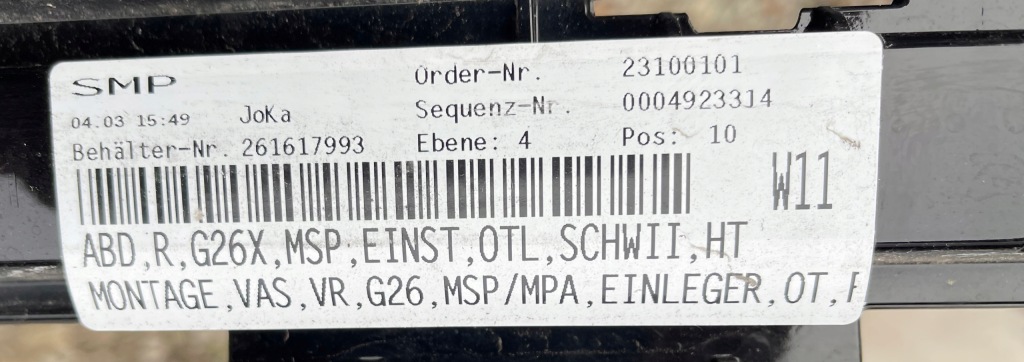 Lpa317 bmw i4 g26 m-pakiet молдинг порог правая 8078580 Оригинал